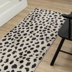 Daffodil Leopard Print Woven Rug - Threshold™ -Opalhouse GUEST 0efea80e 333d 4d53 ba99 3047838bb320