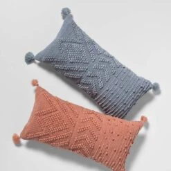 Oversize Embroidered Textured Lumbar Throw Pillow - Opalhouse™ 11 Oversize Embroidered Textured Lumbar Throw Pillow - Opalhouse™ -Opalhouse GUEST 412a54b4 ac2e 4867 9a69 457e185d6f3e