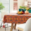 84" X 60" Cotton Calling In The Abundance Tablecloth With Tassels - Opalhouse™ Designed With Jungalow™ 1 84" X 60" Cotton Calling In The Abundance Tablecloth With Tassels - Opalhouse™ Designed With Jungalow™ -Opalhouse GUEST 4d6606e4 454e 431e bd7b fd8a5e941f4b