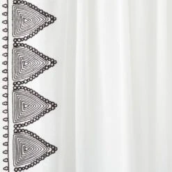 1pc Light Filtering Diamond Border Window Curtain Panel White - Opalhouse™ Designed With Jungalow™ -Opalhouse GUEST 6a1227ec a22c 4a58 b5cd ea3e9bda3f45