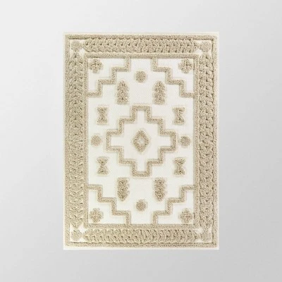 Outdoor Rug Tufted Geo Cream - Opalhouse™ 8 Outdoor Rug Tufted Geo Cream - Opalhouse™ - Image 6