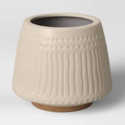Textured Ceramic Planter Pots White - Opalhouse™ -Opalhouse GUEST ca20af10 0ac7 404a 8b03 8f6e31195dd4