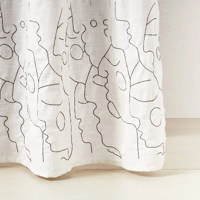 In This Together Shower Curtain White - Opalhouse™ Designed With Jungalow™ 5 In This Together Shower Curtain White - Opalhouse™ Designed With Jungalow™ - Image 3