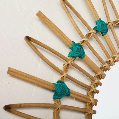 30" Dia Rattan Mirror With Cotton Cord - Opalhouse™ Designed With Jungalow™ 4 30" Dia Rattan Mirror With Cotton Cord - Opalhouse™ Designed With Jungalow™ - Image 2