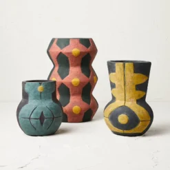 Medium Geo Pattern Vase Yellow - Opalhouse™ Designed With Jungalow™ 7 Medium Geo Pattern Vase Yellow - Opalhouse™ Designed With Jungalow™ -Opalhouse GUEST ffdfb76e 4af7 4a2f bf54 eb82c22ddd07 1